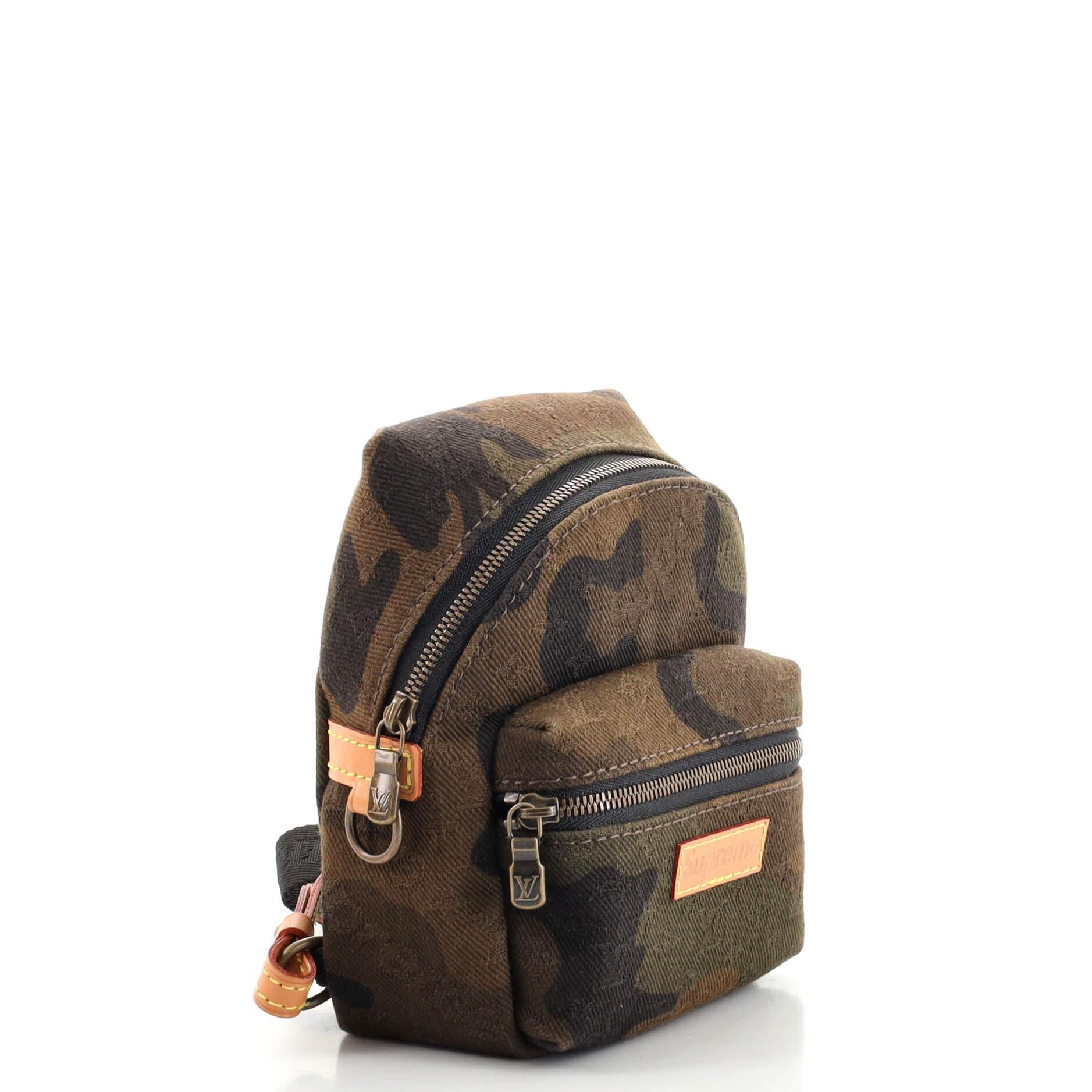 Black Louis Vuitton Apollo Backpack Limited Edition Supreme Camouflage Canvas N