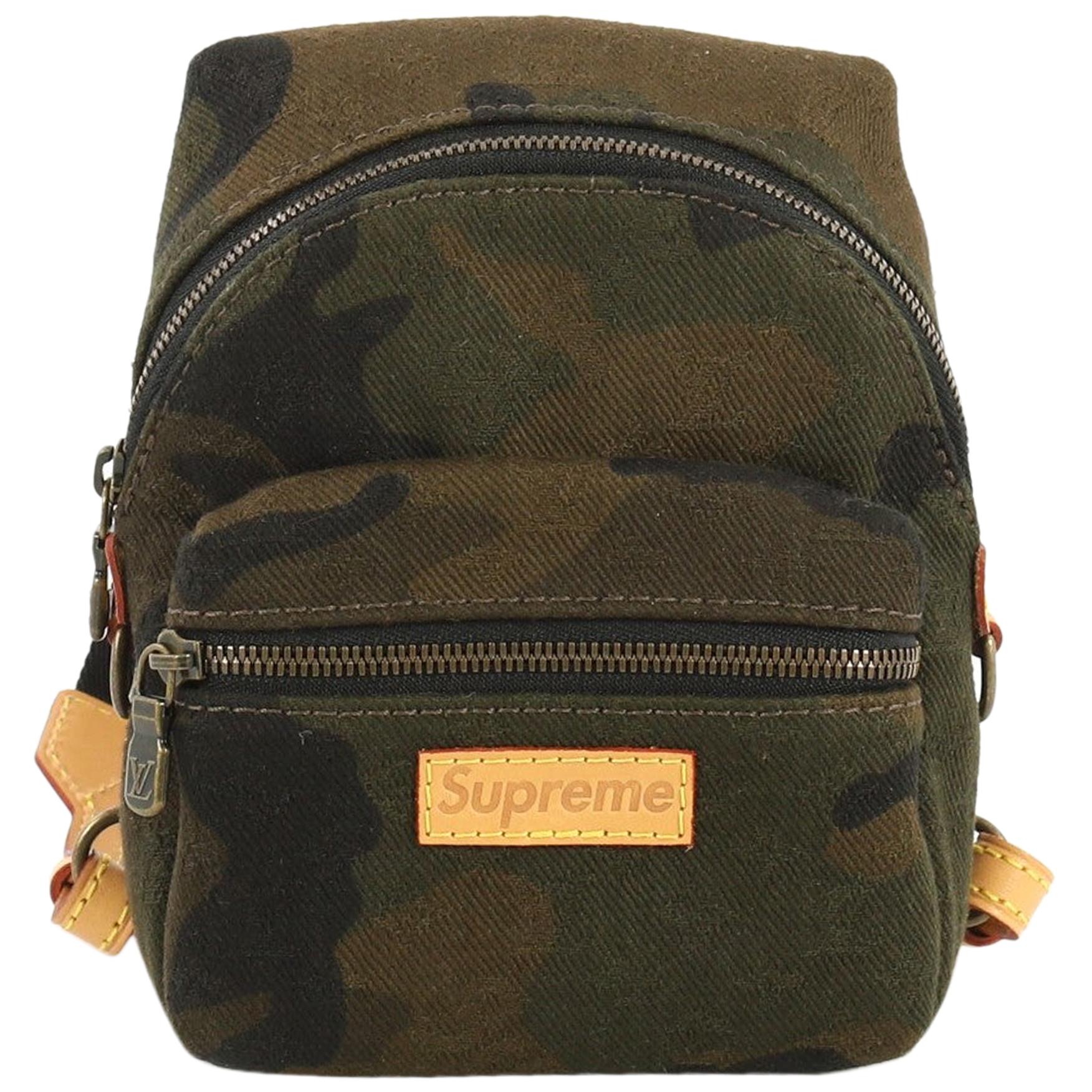 Louis Vuitton Apollo Backpack Limited Edition Supreme Camouflage Canvas Nano