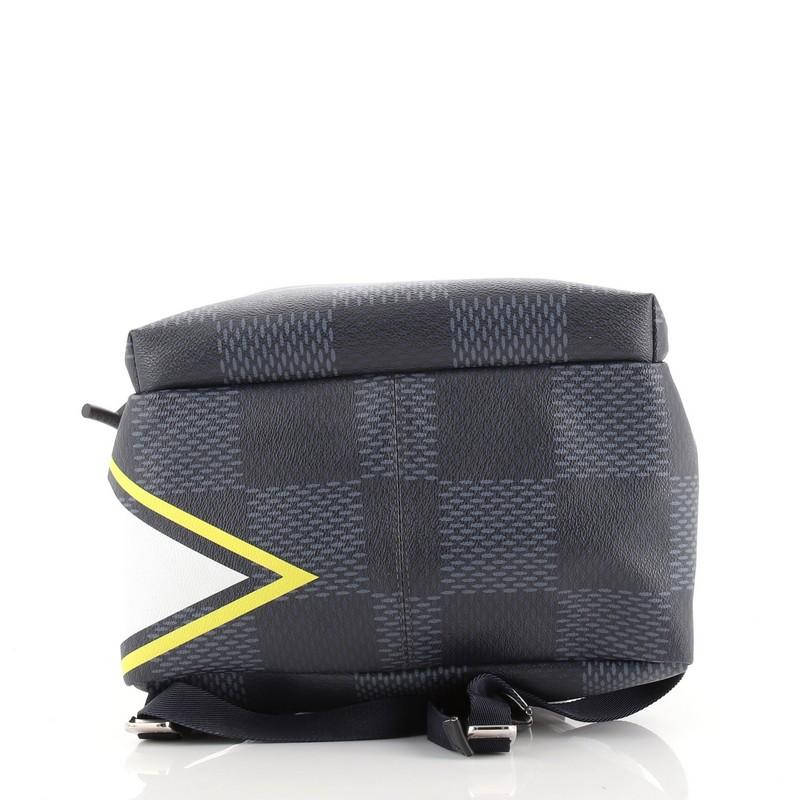 Black Louis Vuitton Apollo Backpack Regatta Damier Cobalt