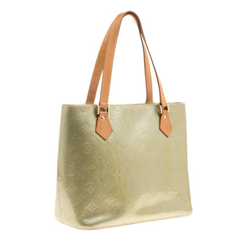 Louis Vuitton, Bags, Louis Vuitton Vernis Monogram Houston Bag Apple Green
