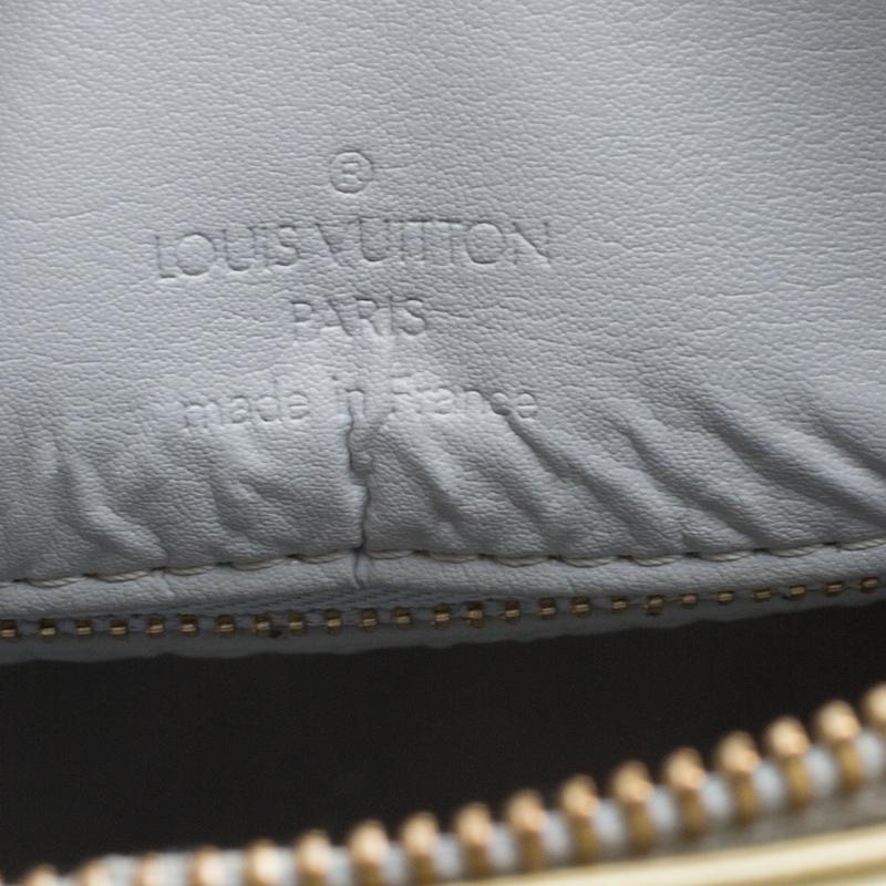 Women's Louis Vuitton Apple Green Monogram Vernis Houston Tote