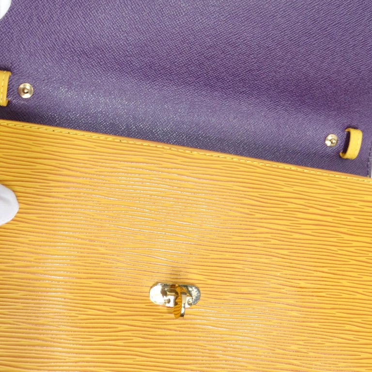 LOUIS VUITTON Arche Pochette Epi Leather Shoulder Bag Yellow-US