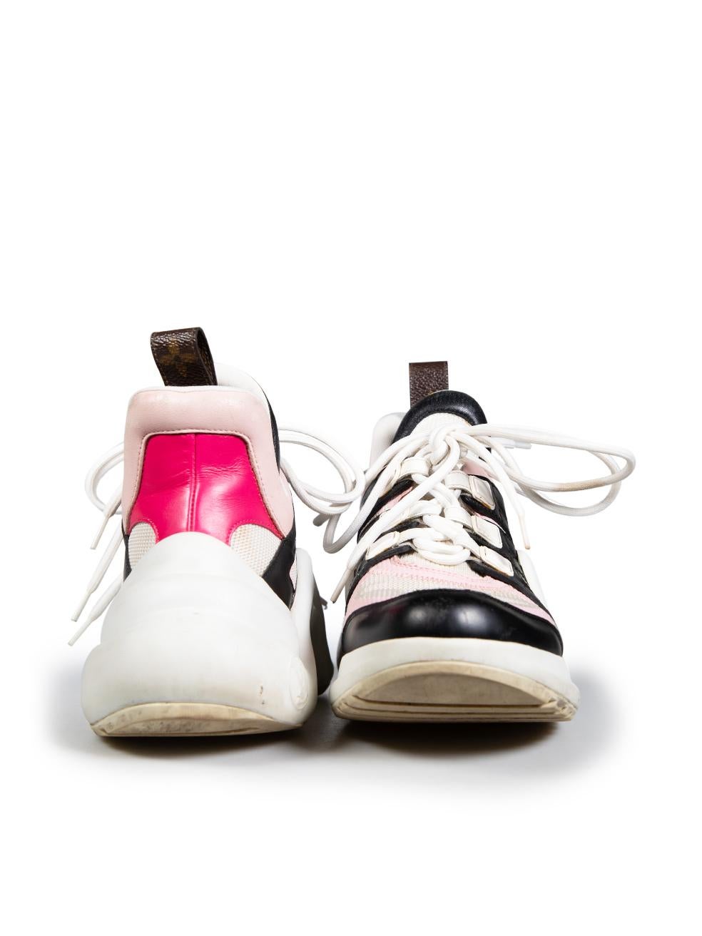 Gray Louis Vuitton Archlight Chunky Trainers Size IT 39