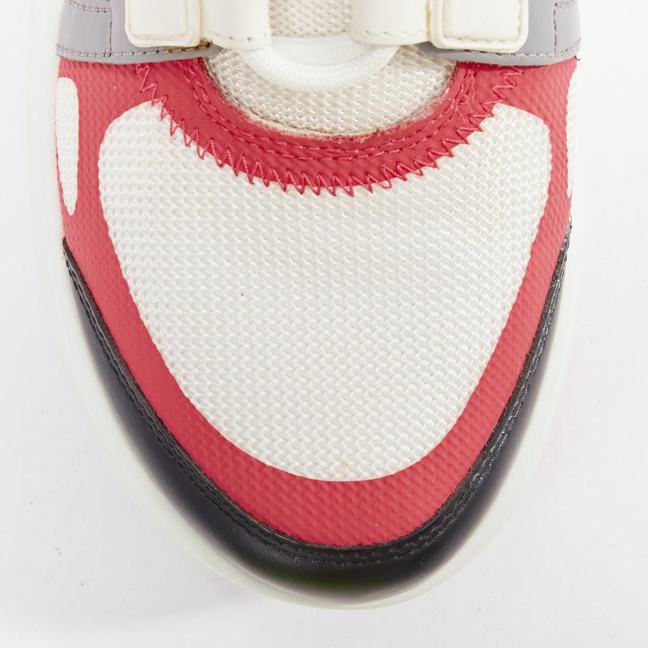 LOUIS VUITTON Archlight pink white leather mesh architectural sneakers EU37 en vente 1