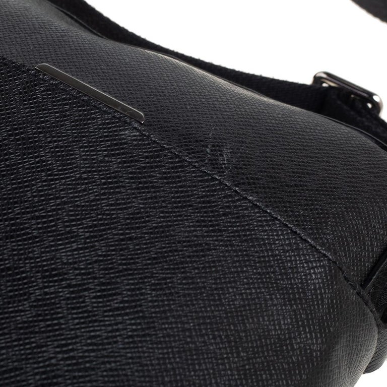Louis Vuitton Pochette Anton Taiga Ardoise in Leather with Silver-tone - GB