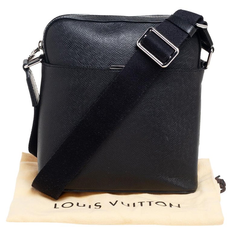 Louis Vuitton Anton Navy Taiga Leather Backpack Pre-Owned