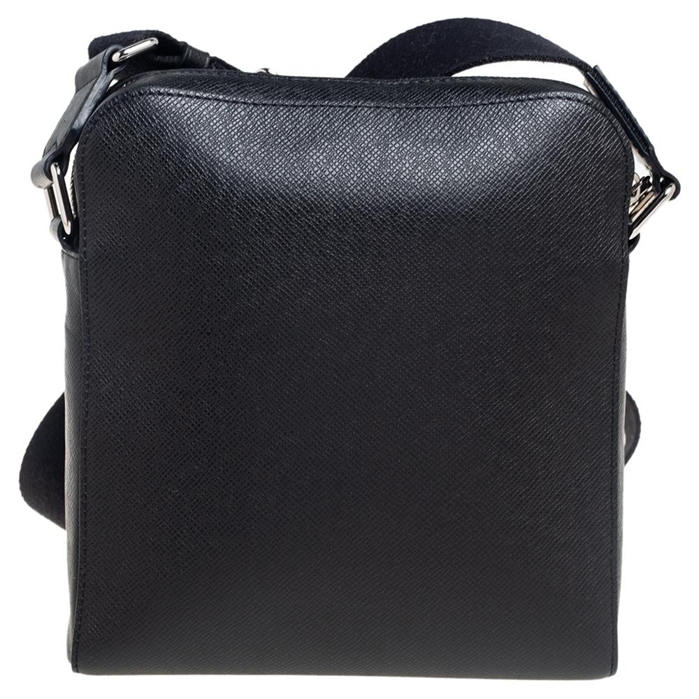 Louis Vuitton Ardoise Taiga Leather Anton Pochette Bag 1