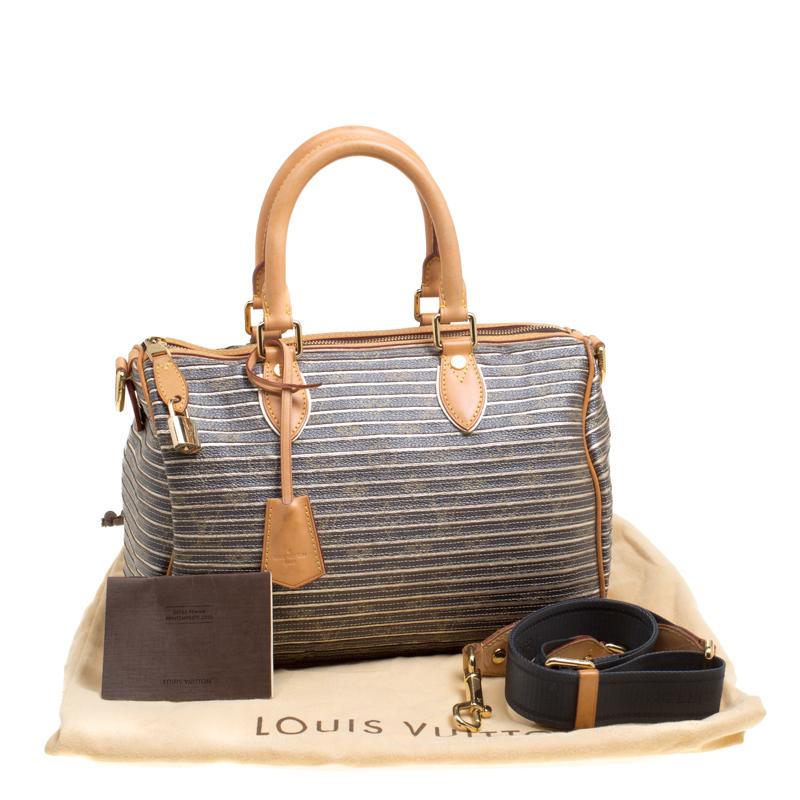 Louis Vuitton Argent Monogram Canvas and Leather Limited Edition Eden Speedy 30 6