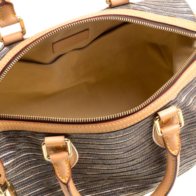 Louis Vuitton Argent Monogram Canvas and Leather Limited Edition Eden Speedy 30 3