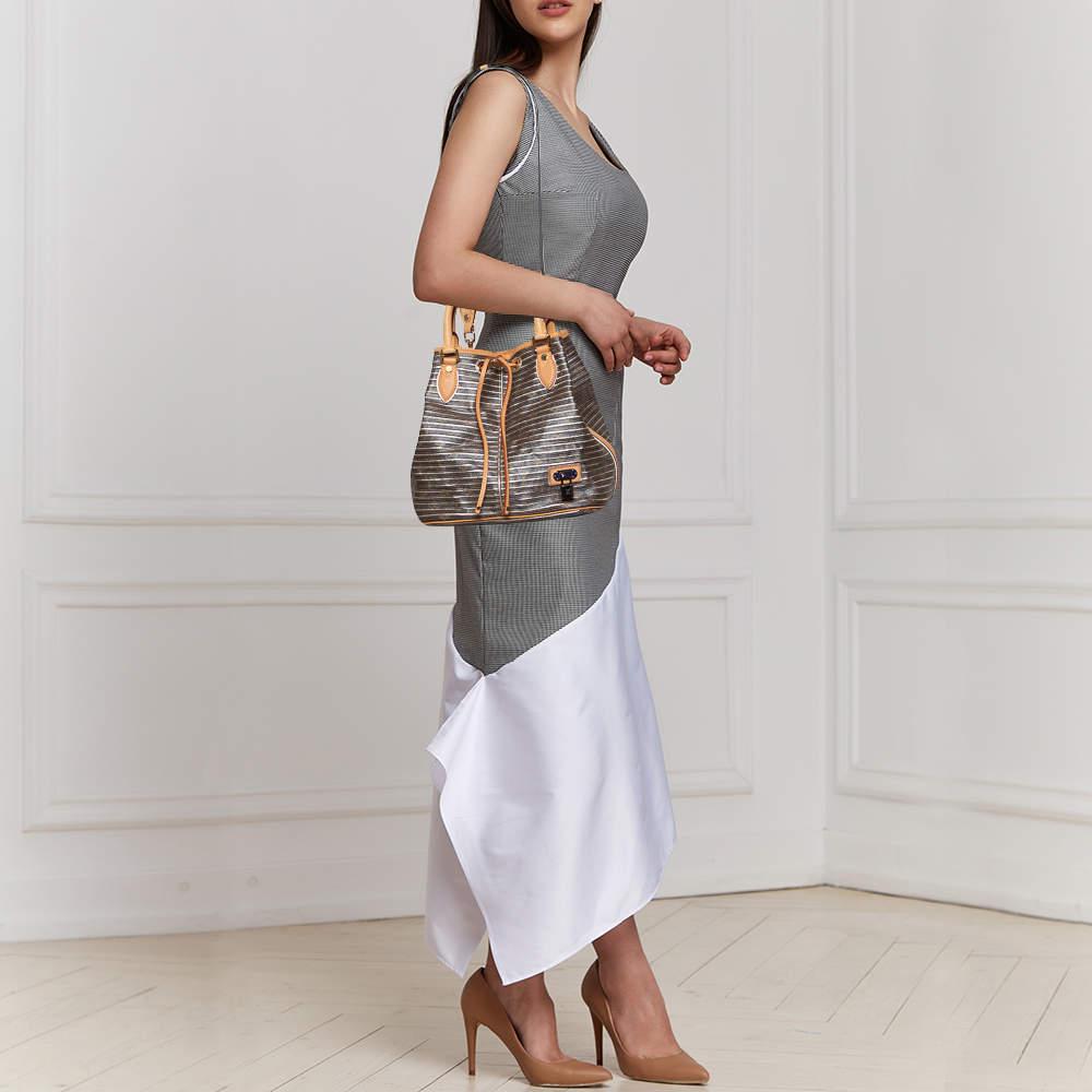 Louis Vuitton Argent Monogram Canvas Limited Edition Eden Neo Bag In Good Condition In Dubai, Al Qouz 2