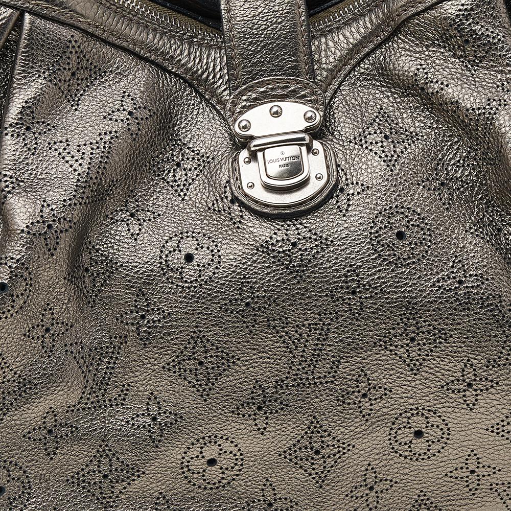 Louis Vuitton Argent Monogram Mahina Leather XS Bag 3