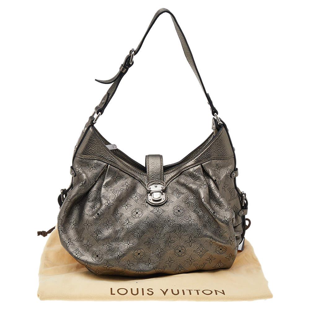 Louis Vuitton Argent Monogram Mahina Leather XS Bag 8