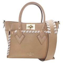 Louis Vuitton Arizona Brown Calfskin Mahina Braided On My Side PM