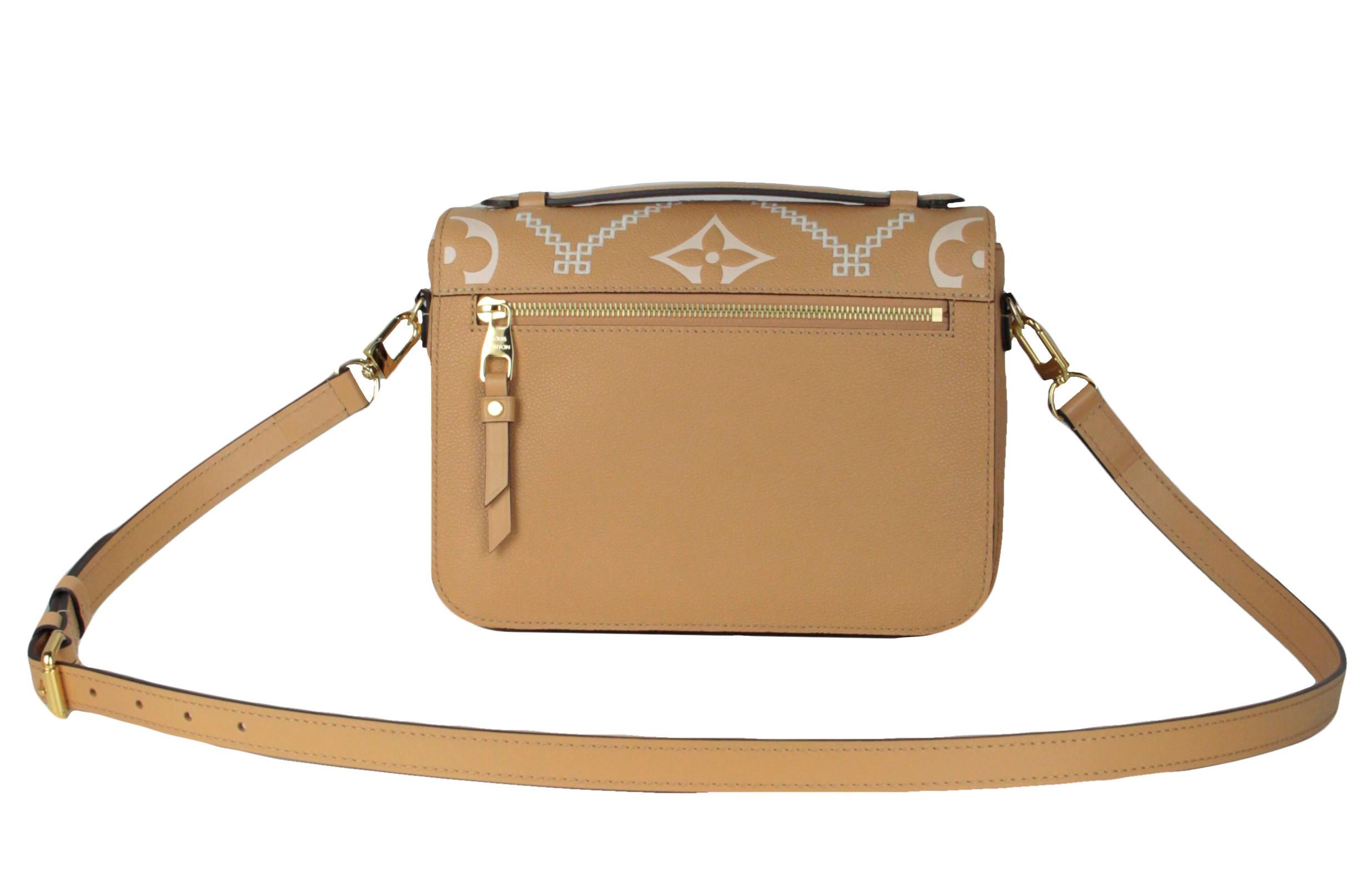 Marrone Borsa Louis Vuitton Arizona Empreinte Monogram Giant Broderies Pochette Metis