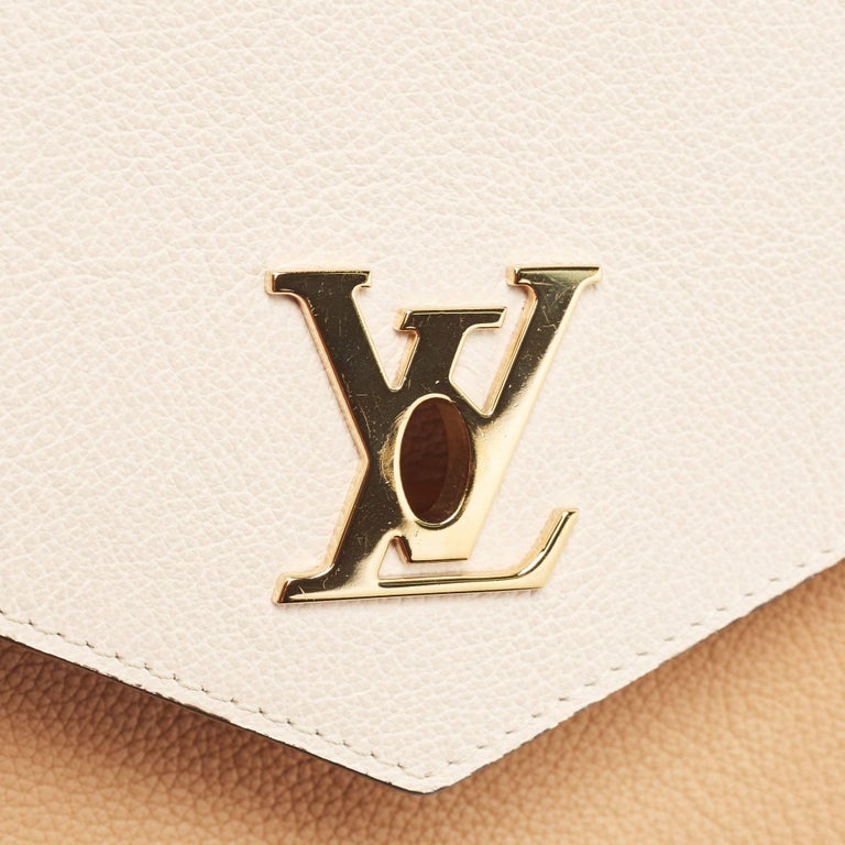 Louis Vuitton Arizona Quartz/Caramel Leather Mylockme Chain Bag at