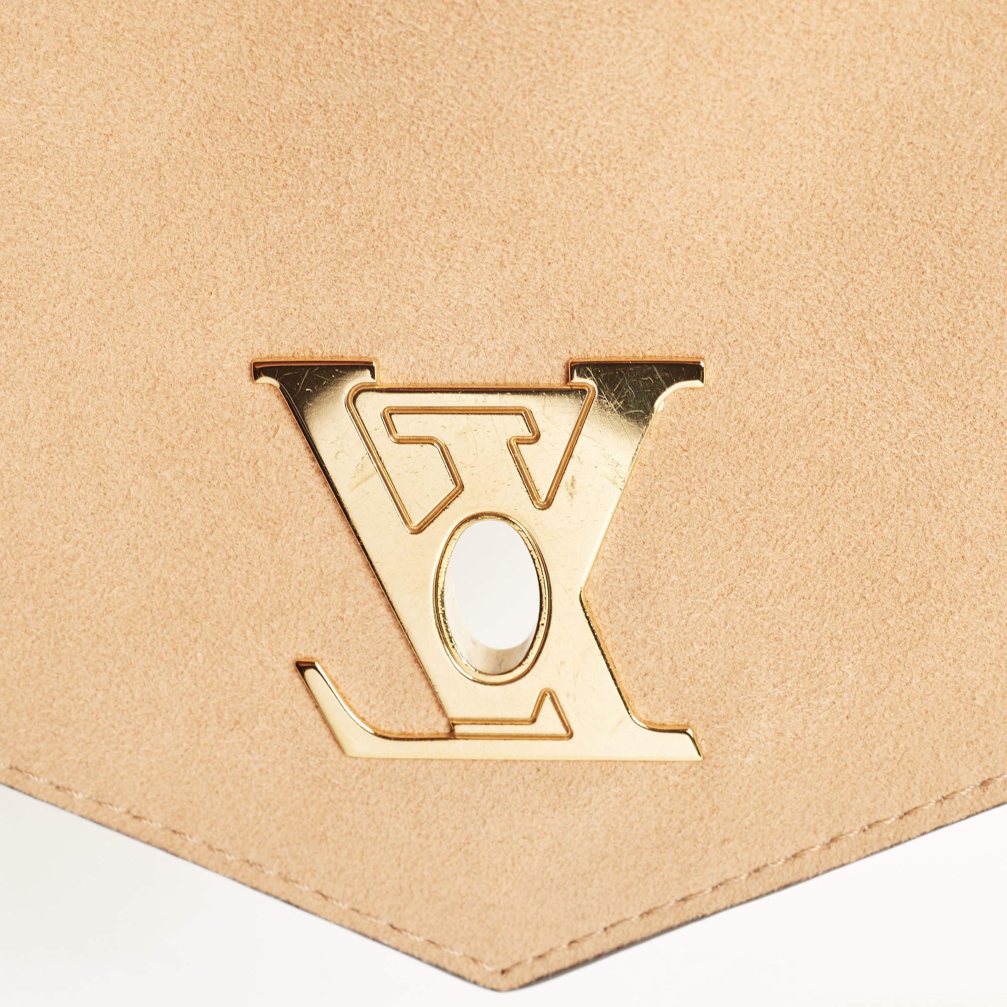 Louis Vuitton Arizona Quartz/Caramel Leather Mylockme Chain Bag 10