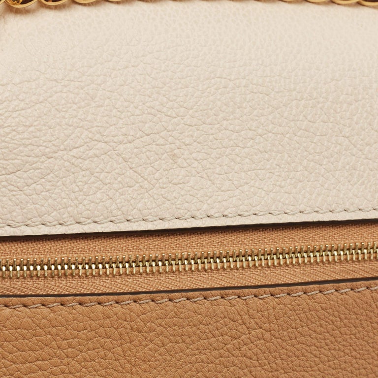 Louis Vuitton Arizona Quartz/Caramel Leather Mylockme Chain Bag