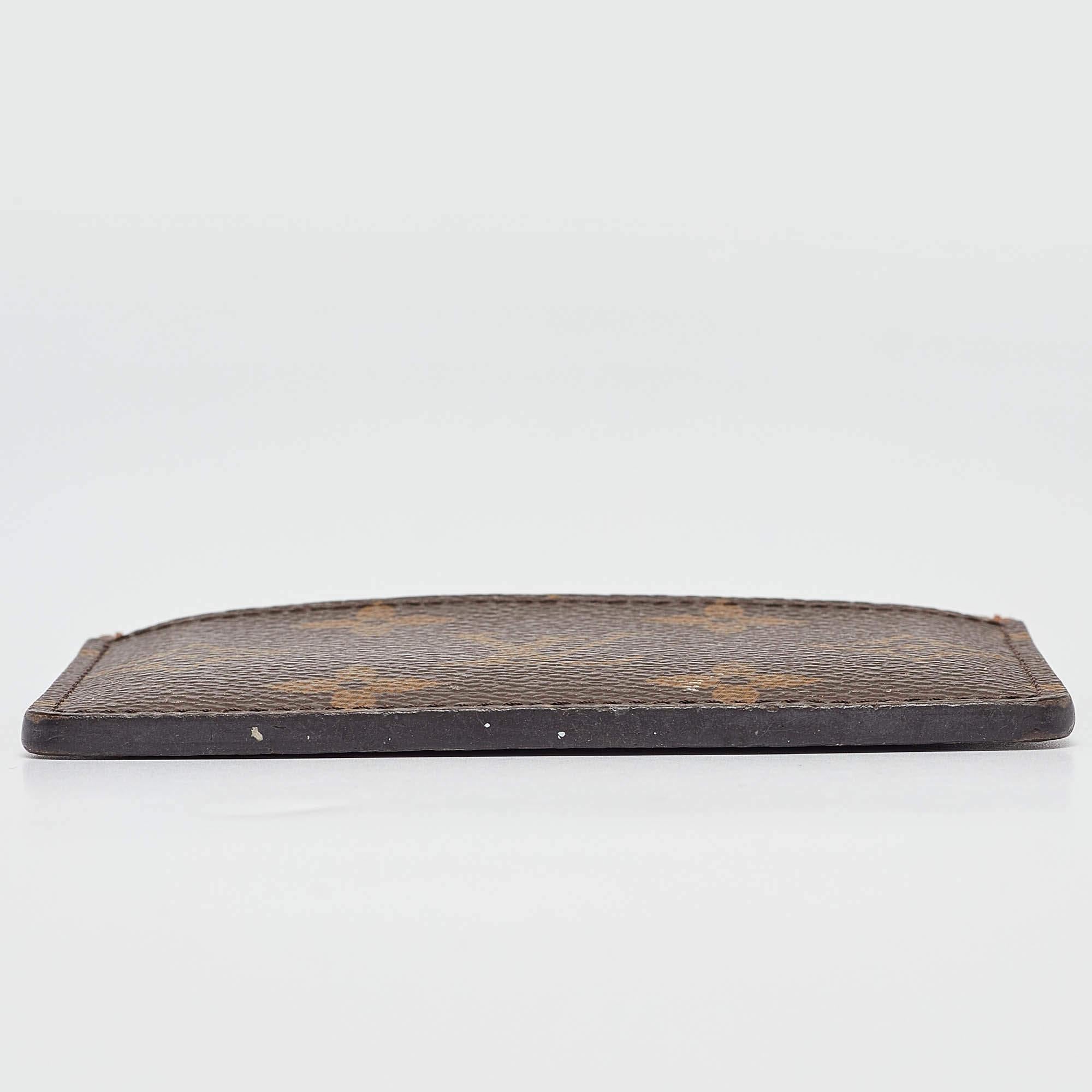 Women's Louis Vuitton Armagnac Monogram Canvas Card Holder