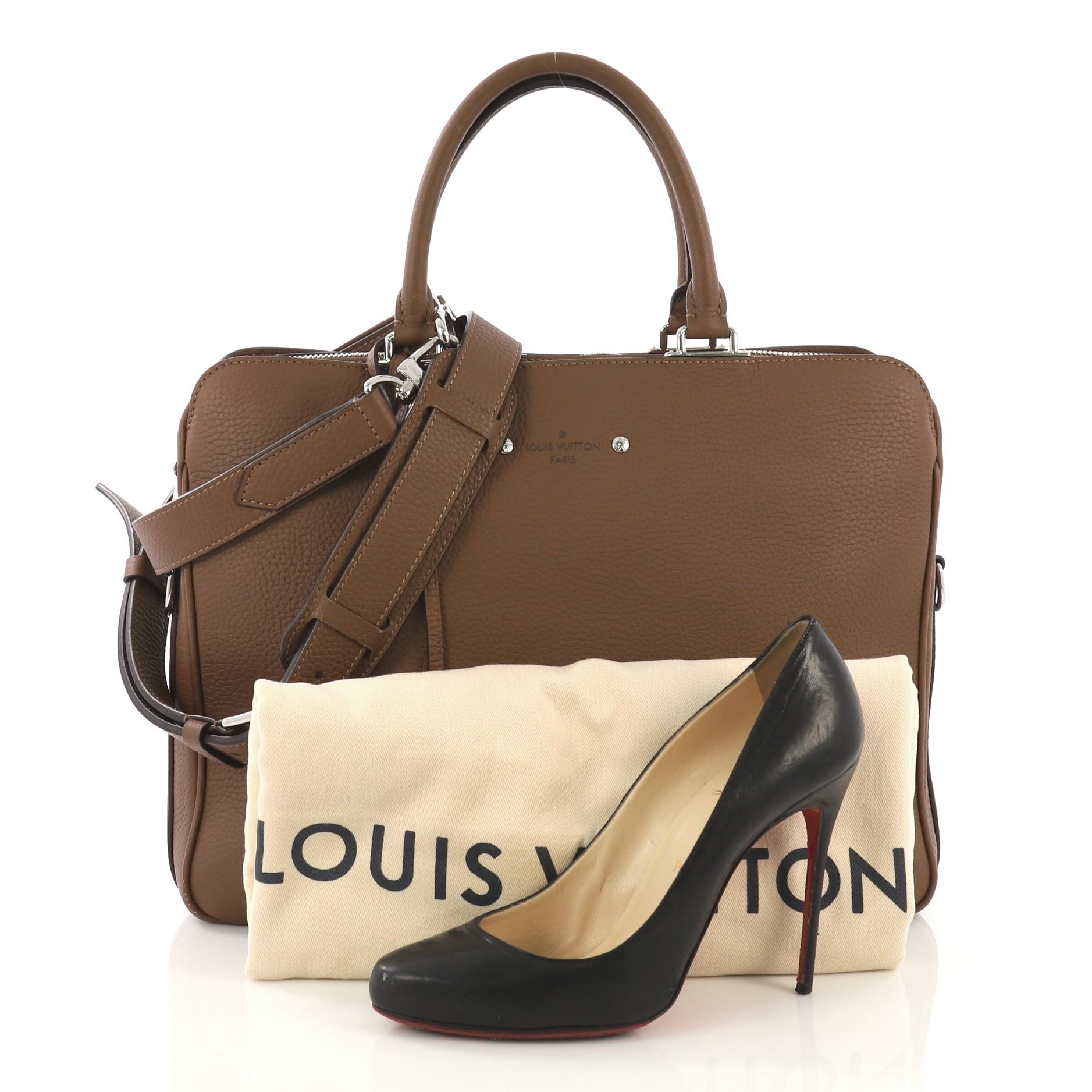 Louis Vuitton Armand Briefcase Taurillon Leather at 1stDibs