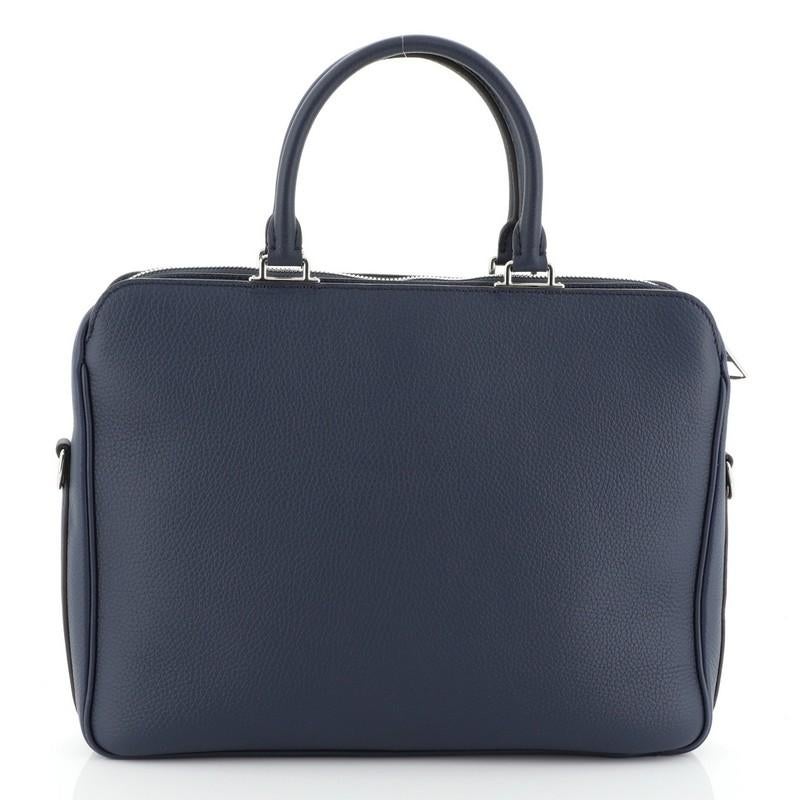 Black Louis Vuitton Armand Briefcase Taurillon Leather 