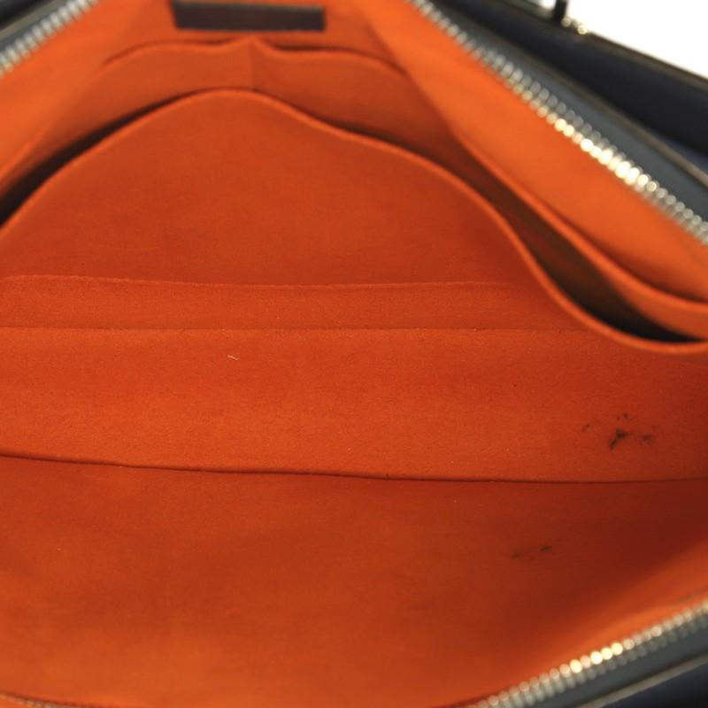 Black Louis Vuitton Armand Briefcase Taurillon Leather
