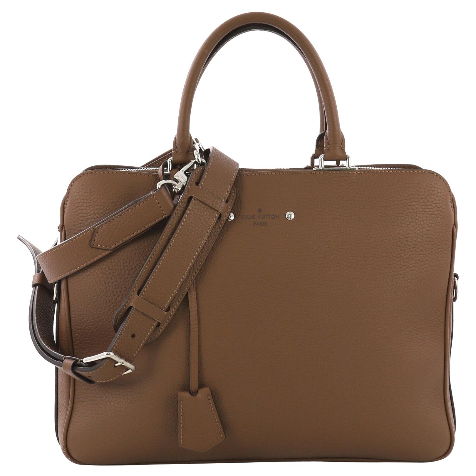 Louis Vuitton Armand Briefcase Taurillon Leather Brown 149902303