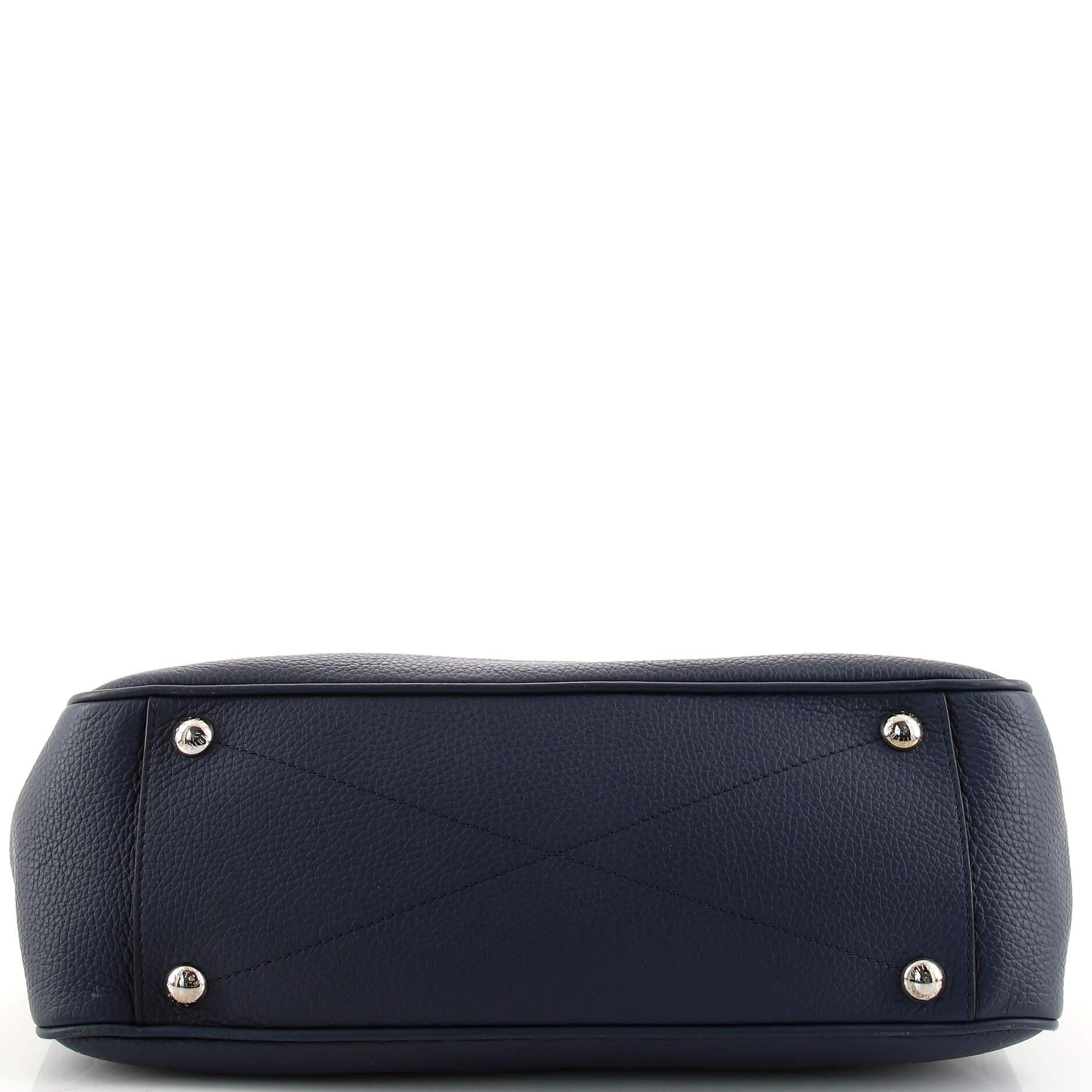 Black Louis Vuitton Armand Messenger Taurillon Leather