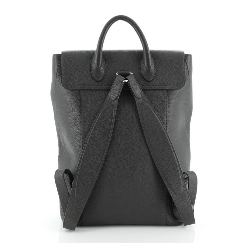 Black Louis Vuitton Arsene Backpack Taurillon Leather