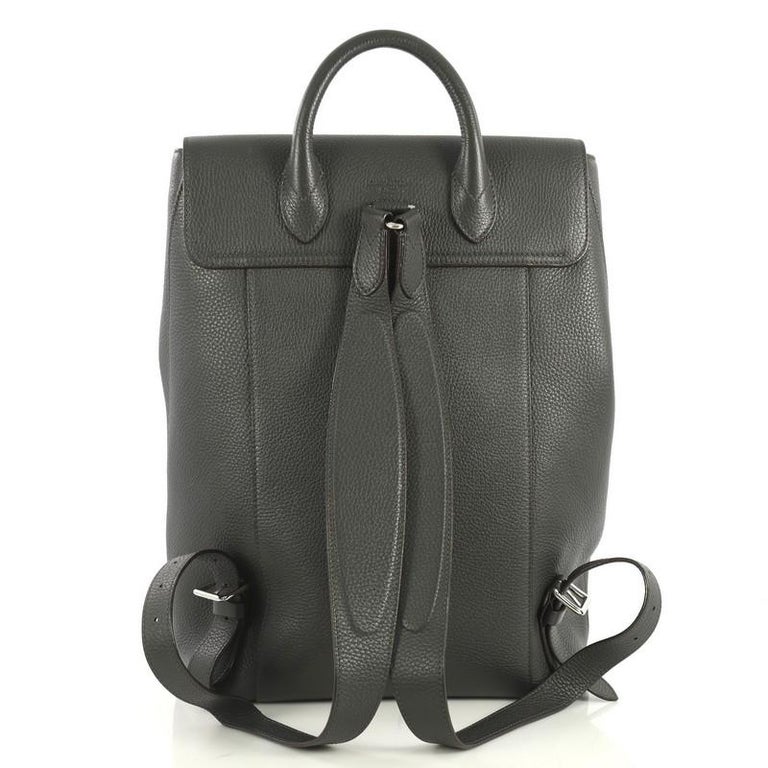 Louis Vuitton Anthracite Taurillon Leather Arsene Backpack Bag - Yoogi's  Closet