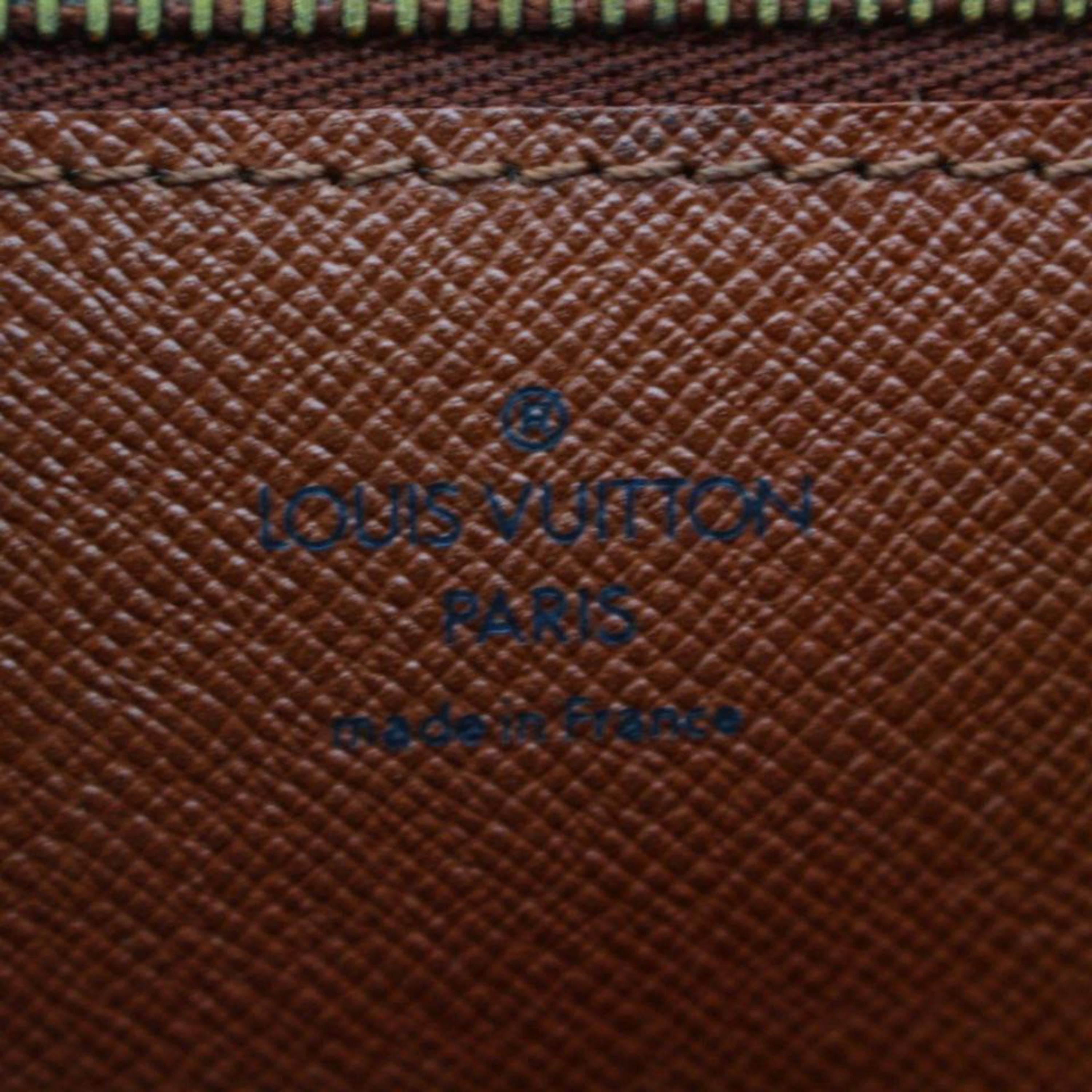 Louis Vuitton Art Deco Envelope 867954 Brown Leather Clutch For Sale 6