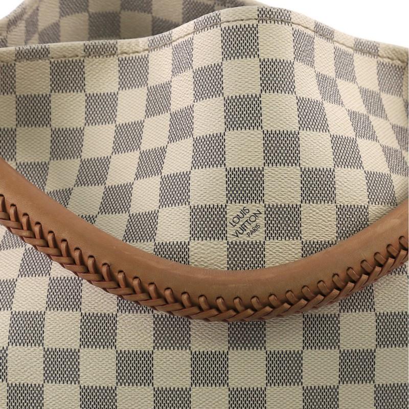Louis Vuitton Artsy Handbag Damier MM, crafted from damier azur coated canvas In Good Condition In NY, NY