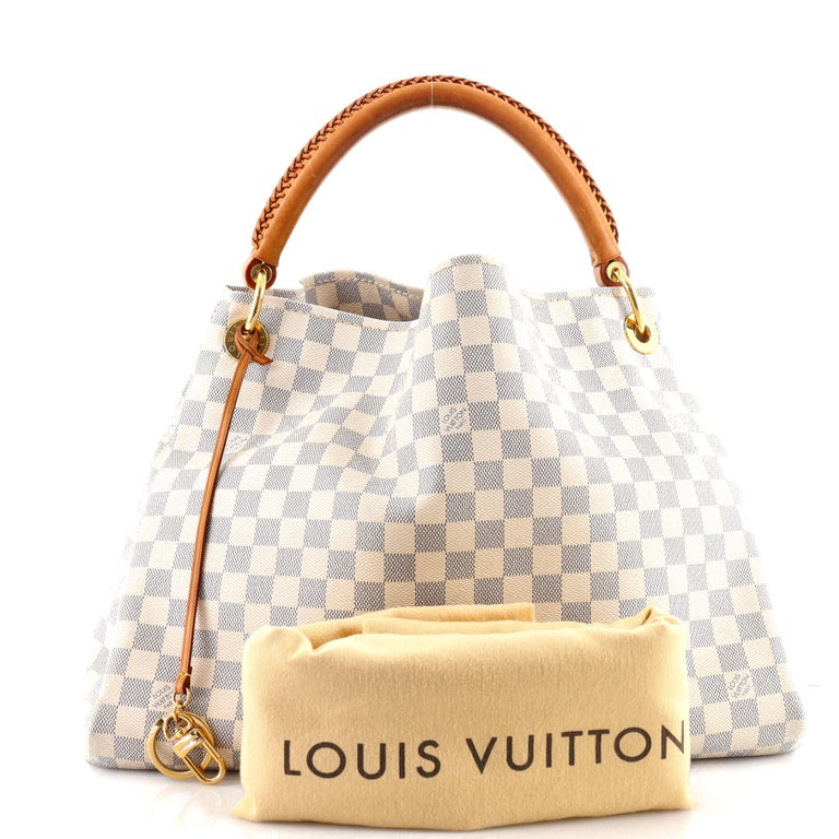 LOUIS VUITTON Damier Azur Artsy GM Shoulder Bag Limited