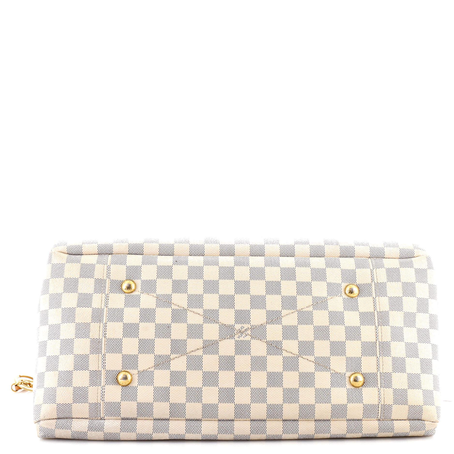 Beige Louis Vuitton Artsy Handbag Damier MM