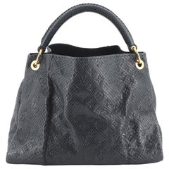Louis Vuitton artsy MM handbag White Grey Leather ref.786214 - Joli Closet