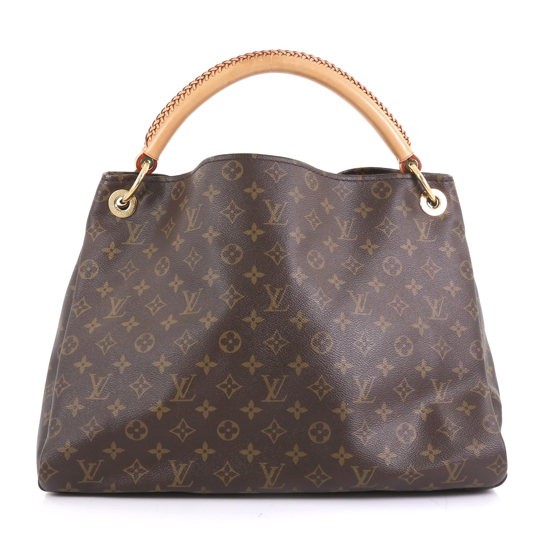 Gray Louis Vuitton Artsy Handbag Monogram Canvas MM