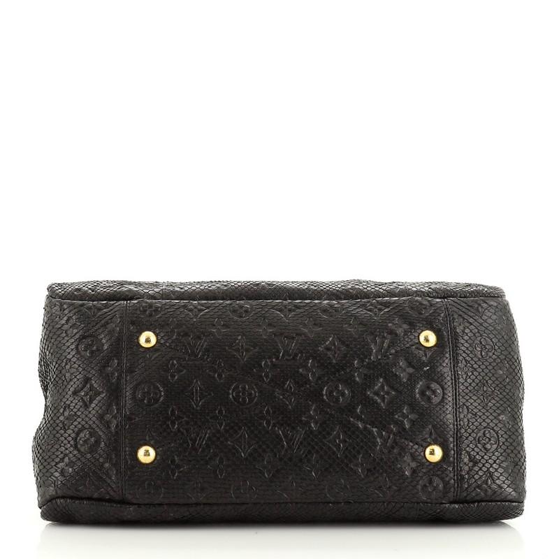 Women's or Men's Louis Vuitton Artsy Handbag Monogram Embossed Python MM