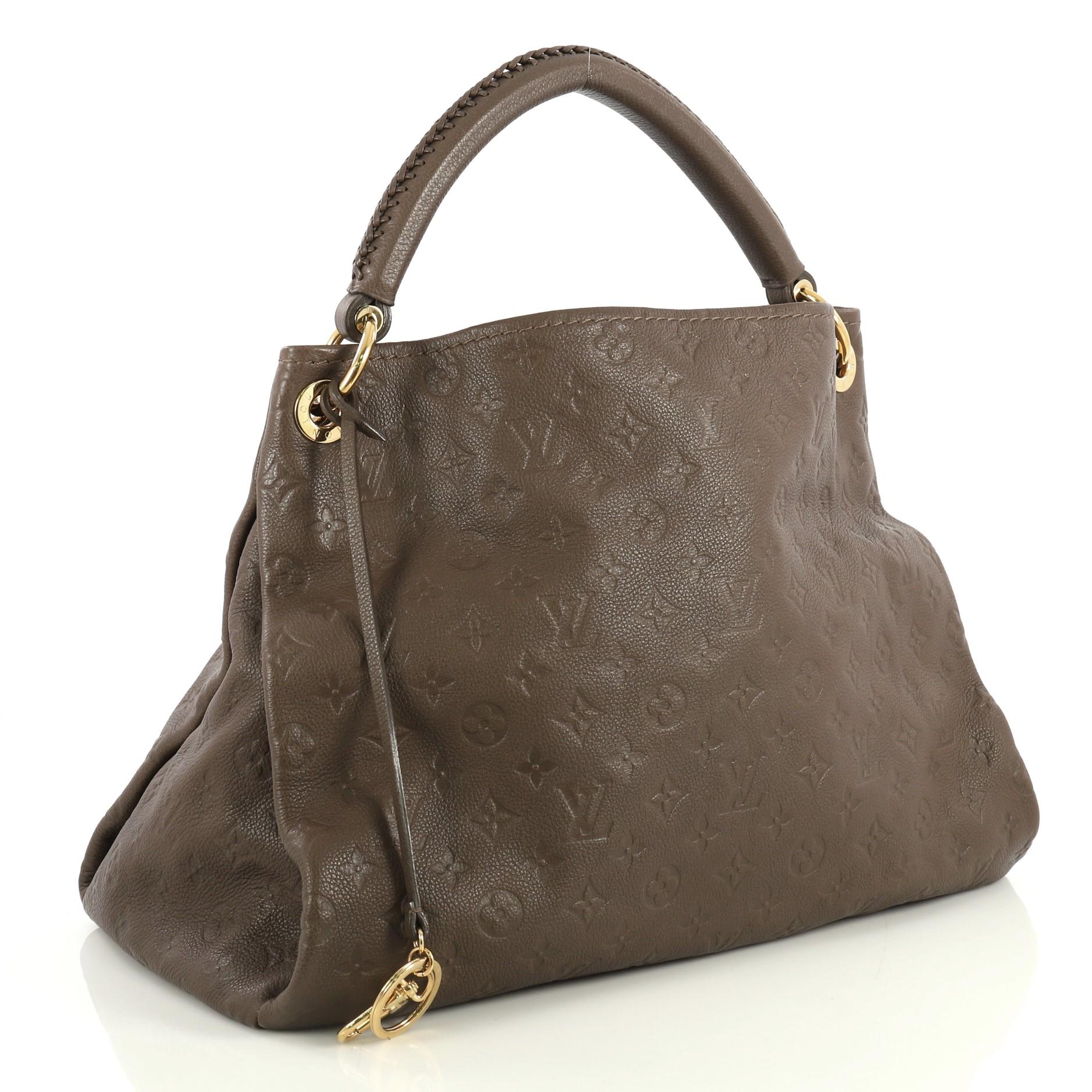 Louis Vuitton Artsy Handbag Monogram Empreinte Leather Mm