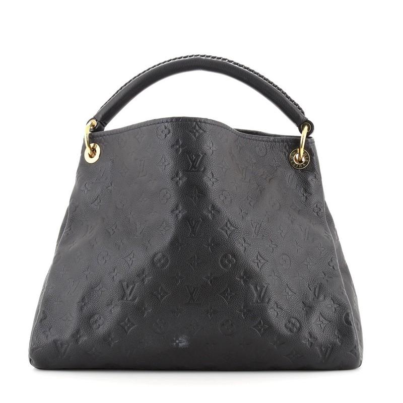 louis vuitton black artsy bag