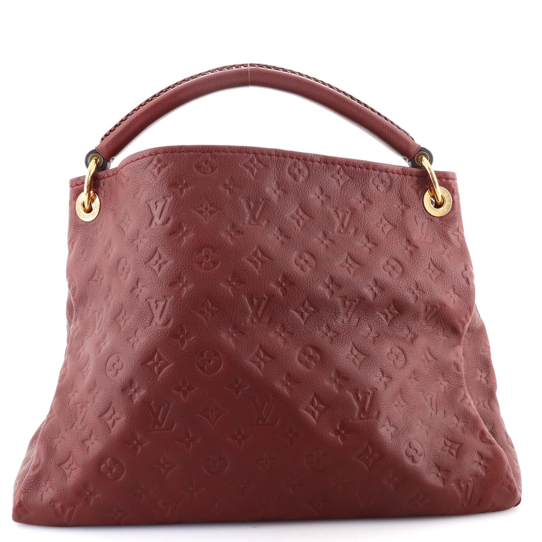 artsy handbag monogram empreinte leather mm