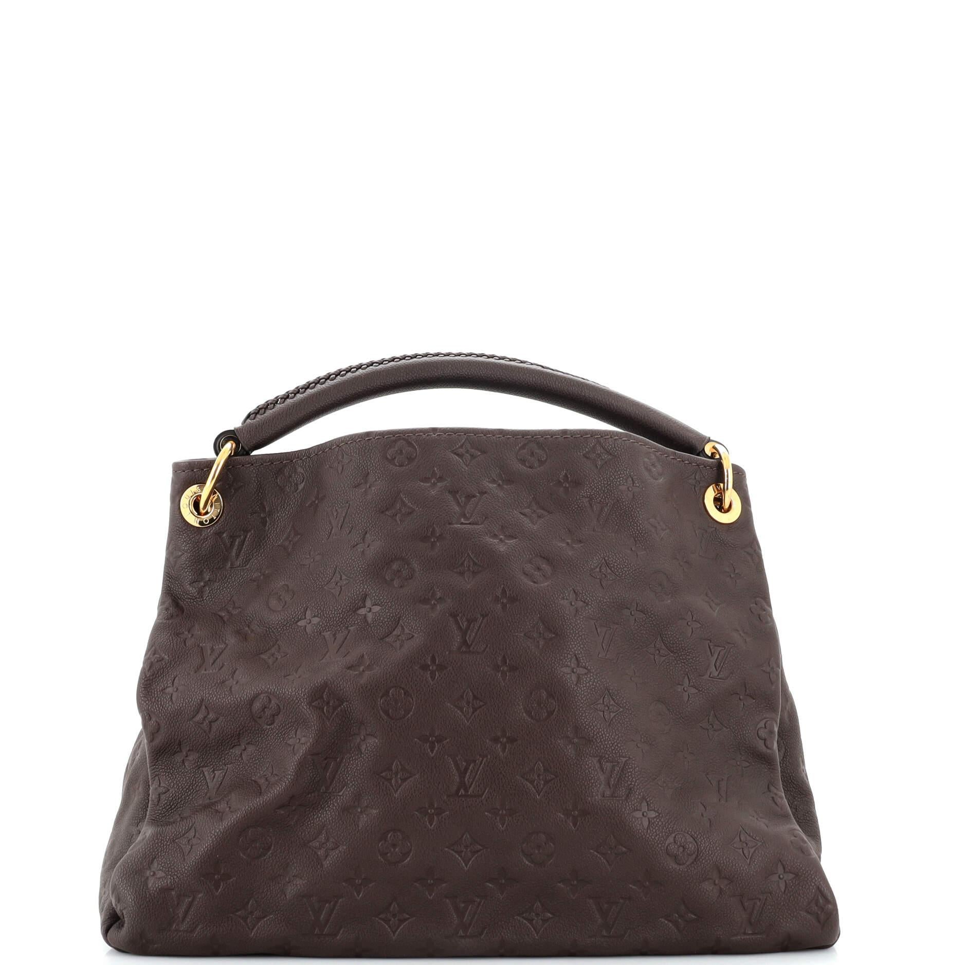 Louis Vuitton Artsy Handbag Monogram Empreinte Leather MM In Good Condition In NY, NY
