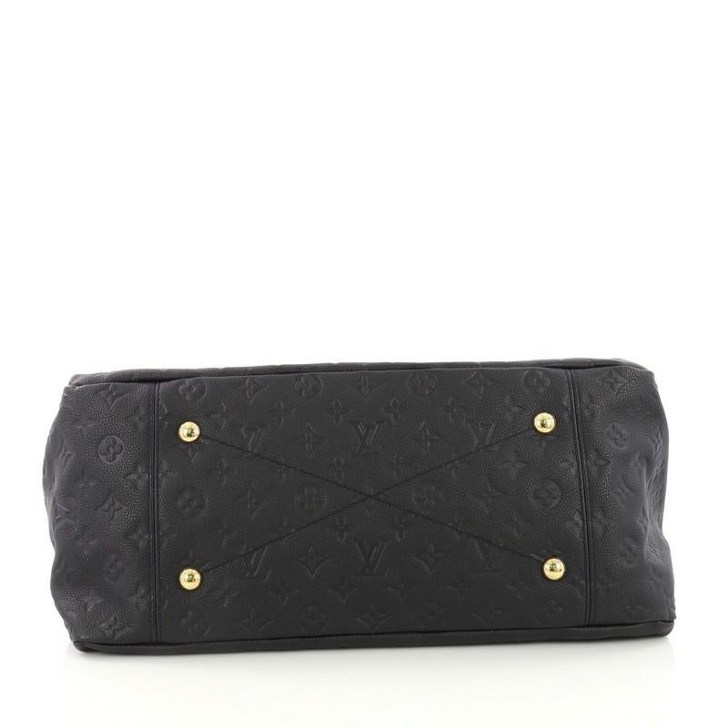 Women's Louis Vuitton Artsy Handbag Monogram Empreinte Leather MM