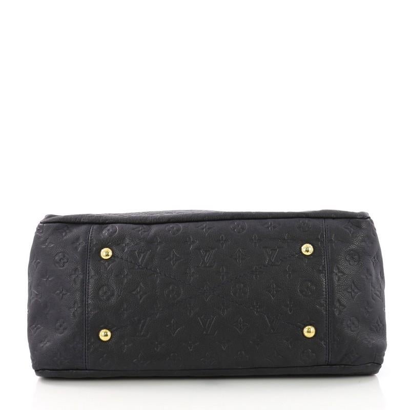 Louis Vuitton Artsy Handbag Monogram Empreinte Leather MM In Excellent Condition In NY, NY