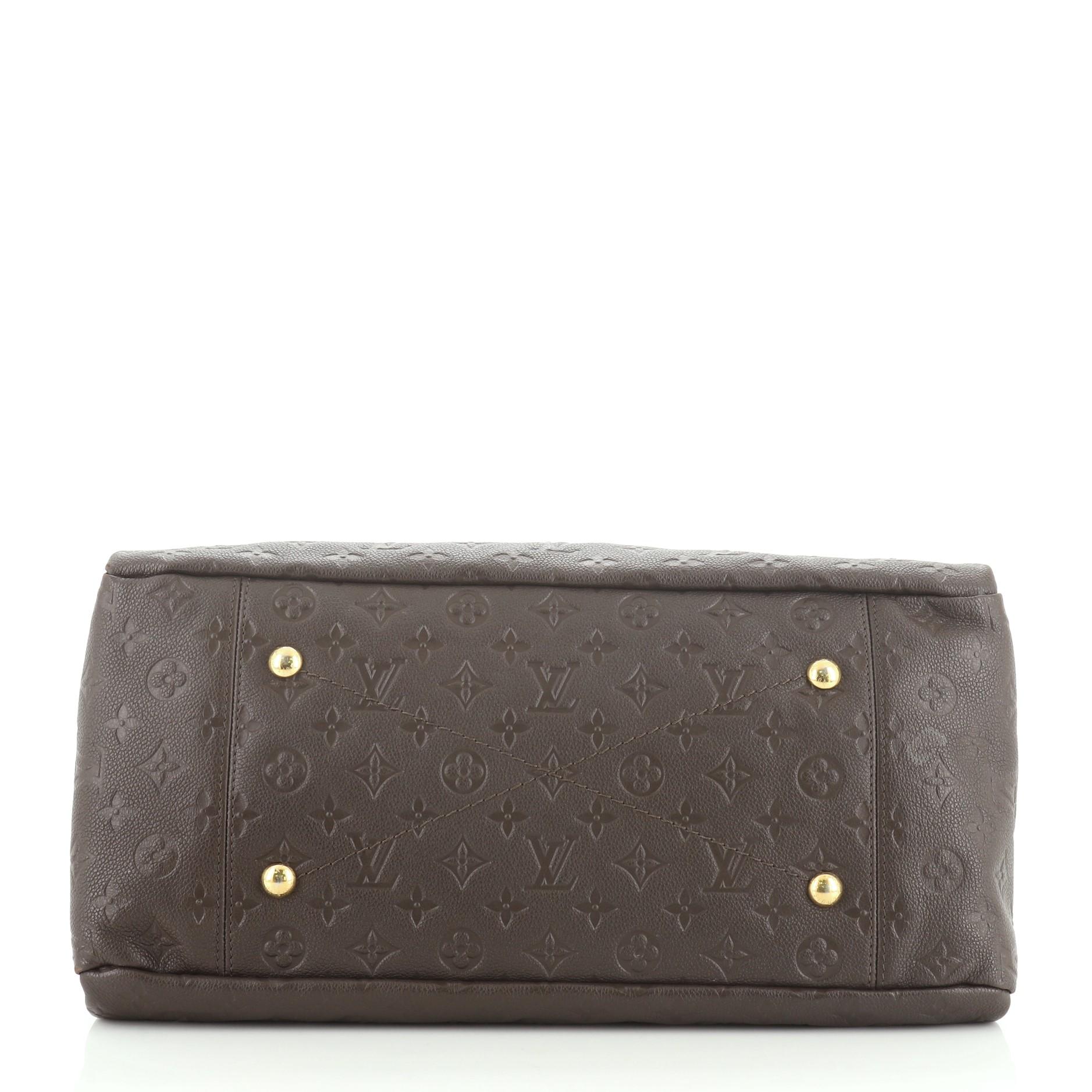 Women's or Men's Louis Vuitton Artsy Handbag Monogram Empreinte Leather MM