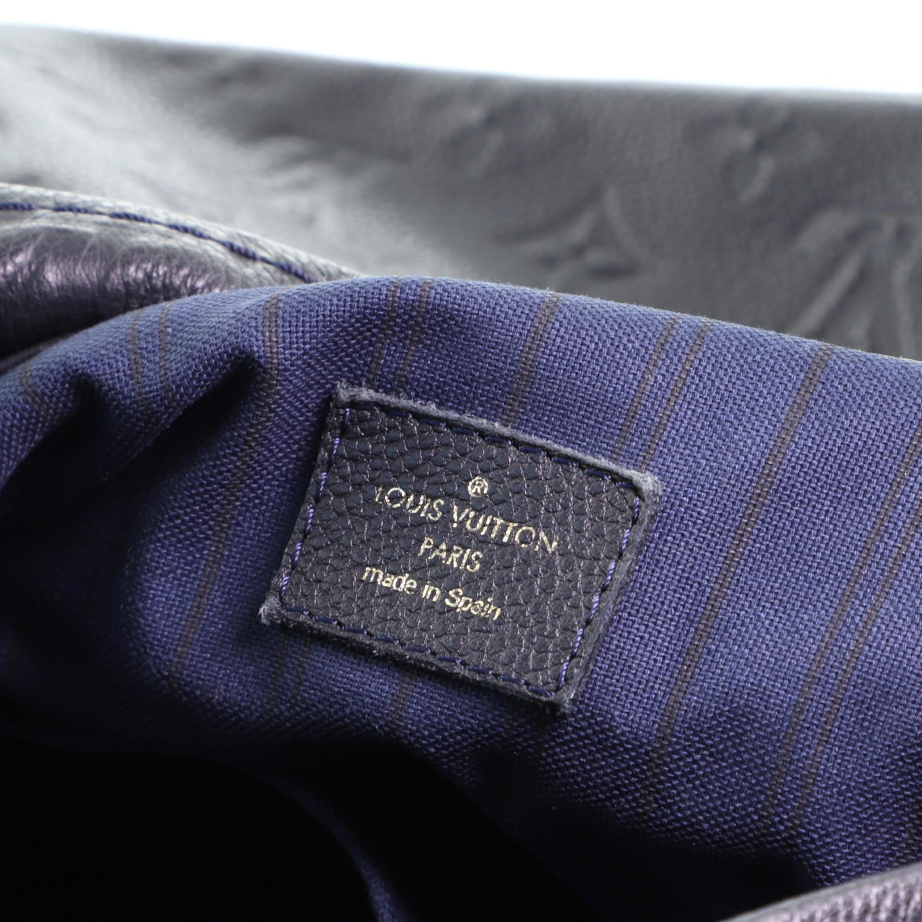Black Louis Vuitton Artsy Handbag Monogram Empreinte Leather MM