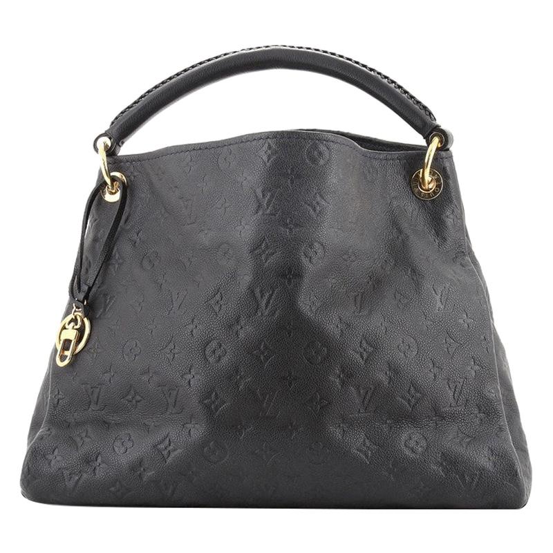 Artsy leather handbag