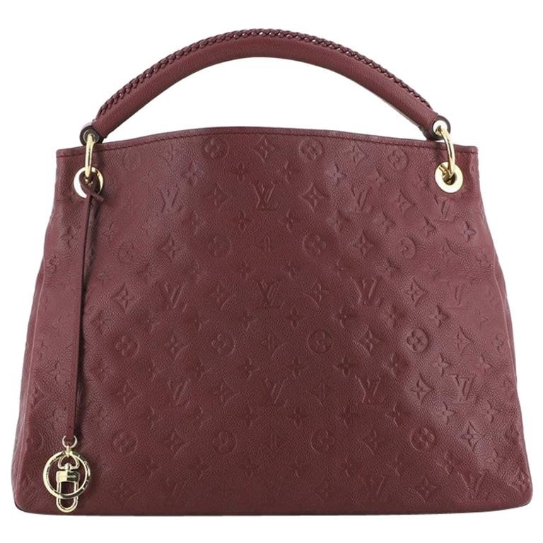 artsy handbolsa monogram empreinte leather mm