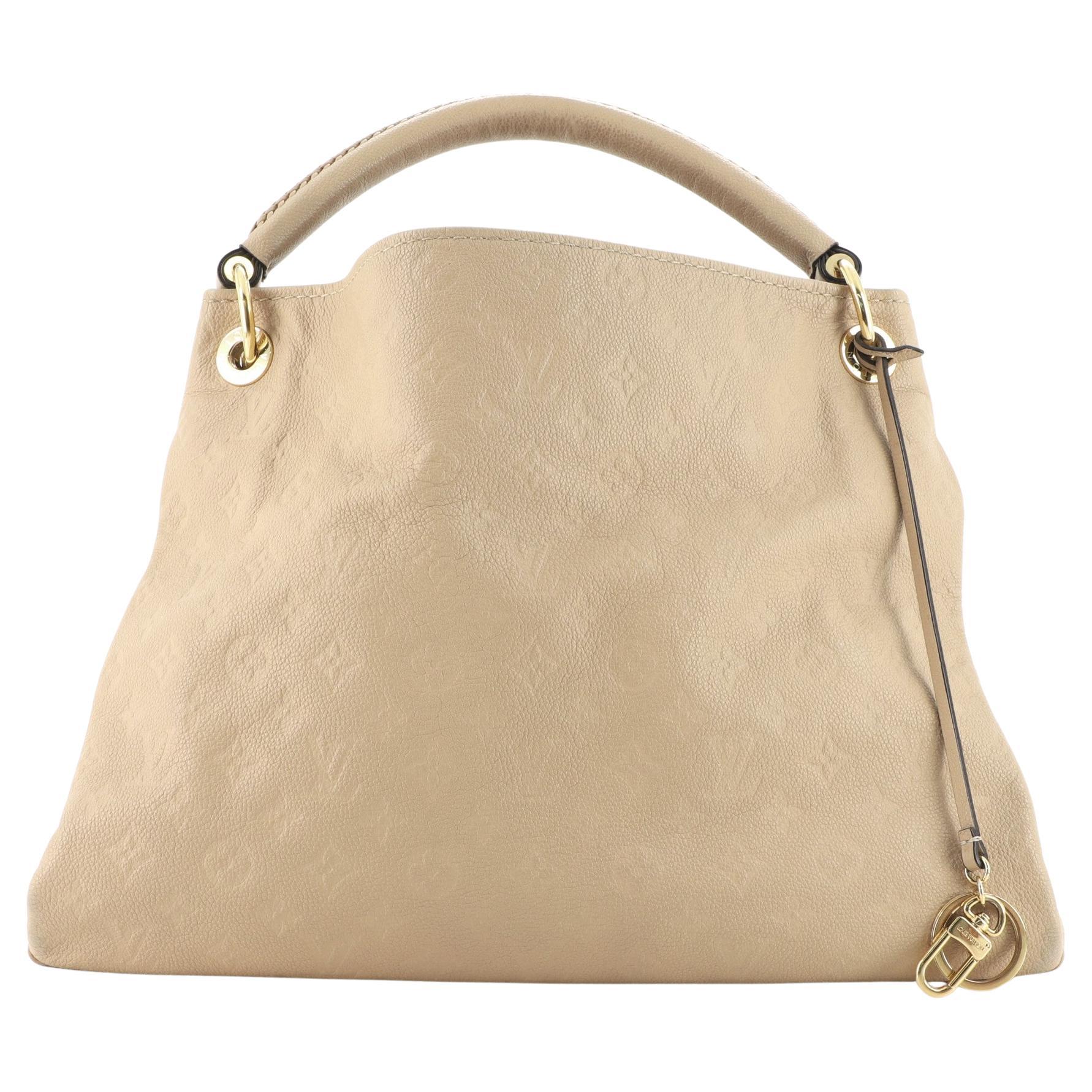 artsy handbag monogram empreinte leather mm