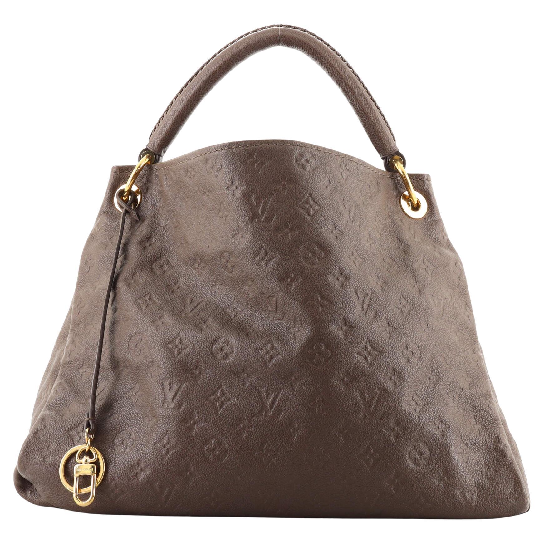 artsy handbag monogram empreinte leather mm