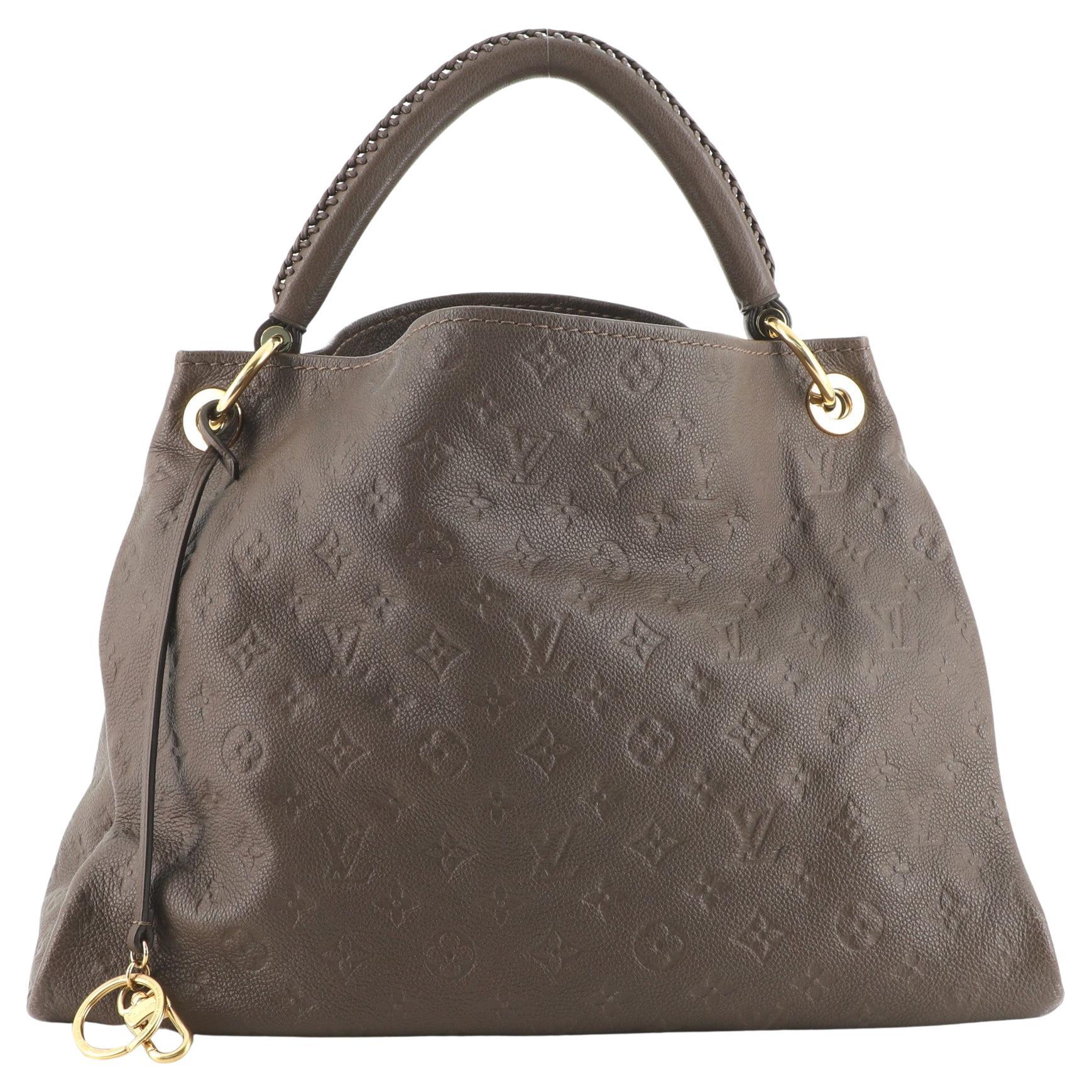 artsy handbag monogram empreinte leather mm