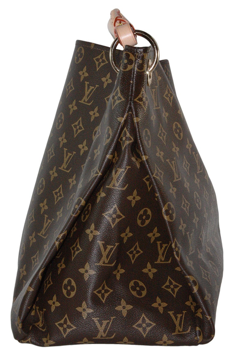 Louis Vuitton Artsy Hobo Braided Brown Leather Monogram Shoulder Bag